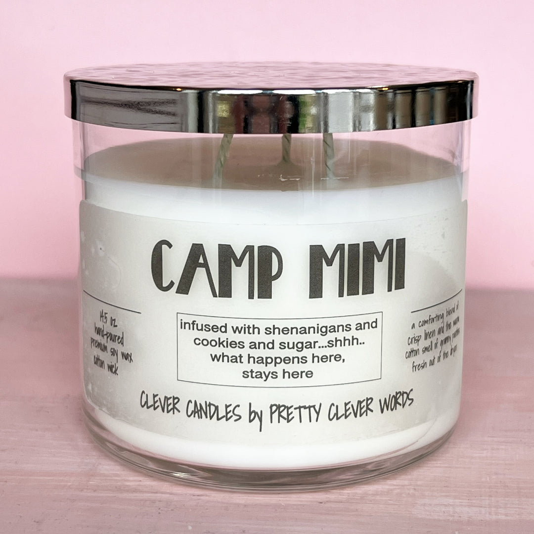Camp Mimi -  warm cotton candle