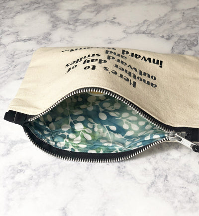 either way - canvas zip bag