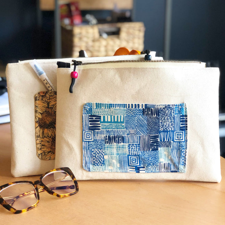beauty and brains - zip bag