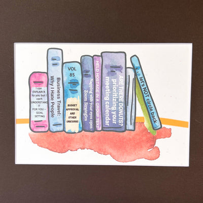 true life bookshelf print 3  - business books
