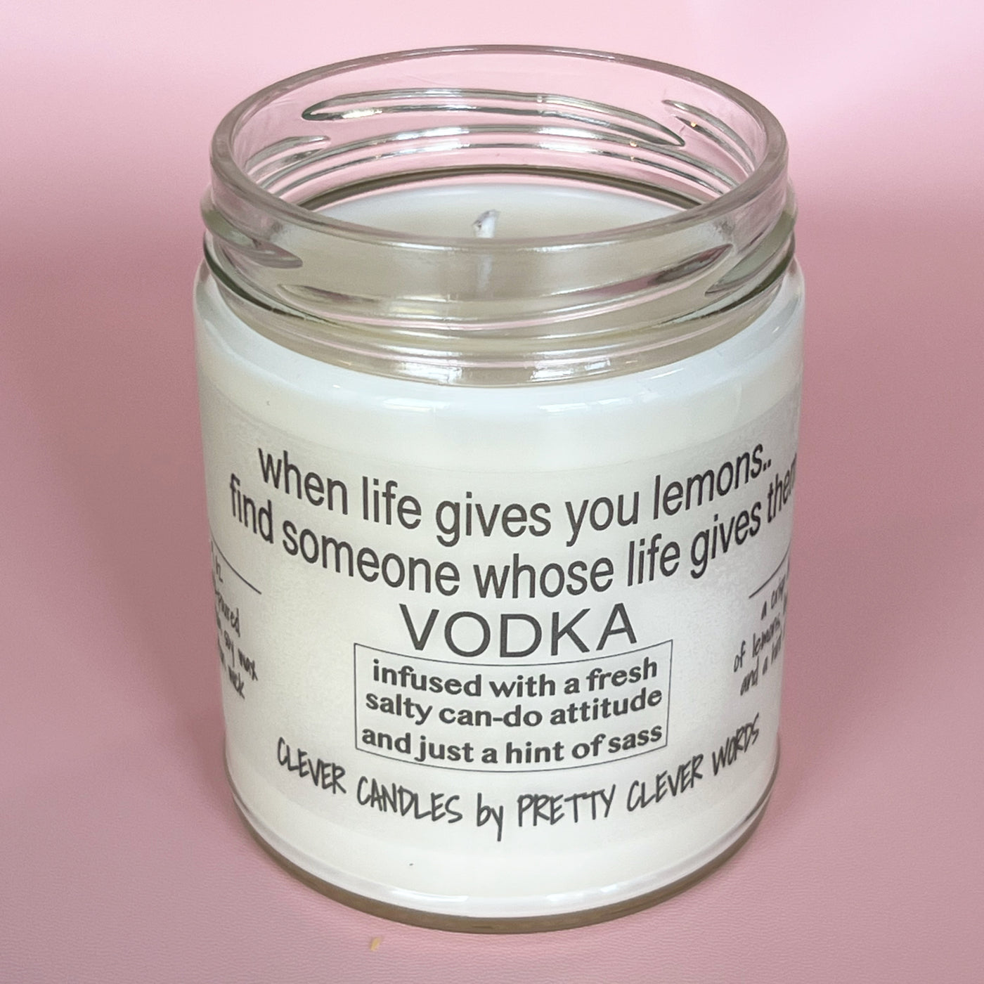 when life gives you lemons - vanilla lime candle