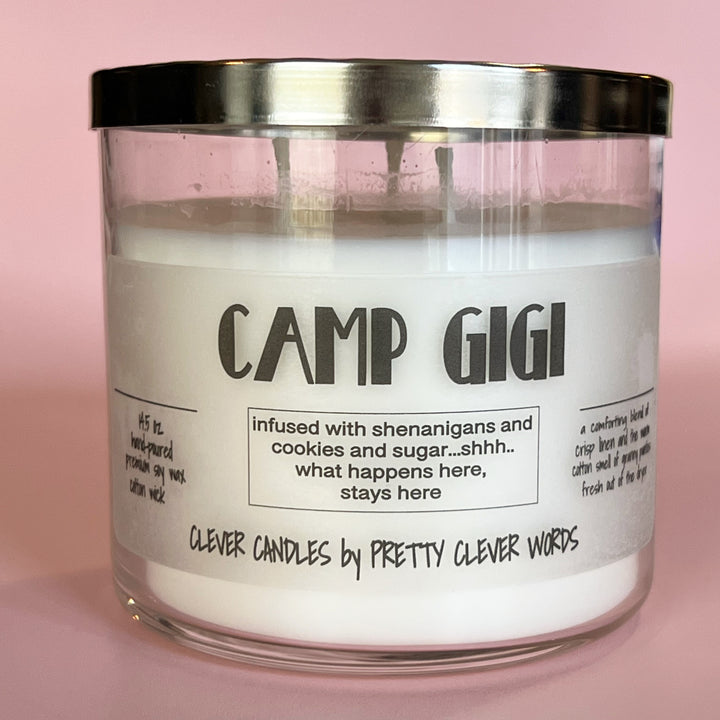 Camp Gigi - warm cotton candle