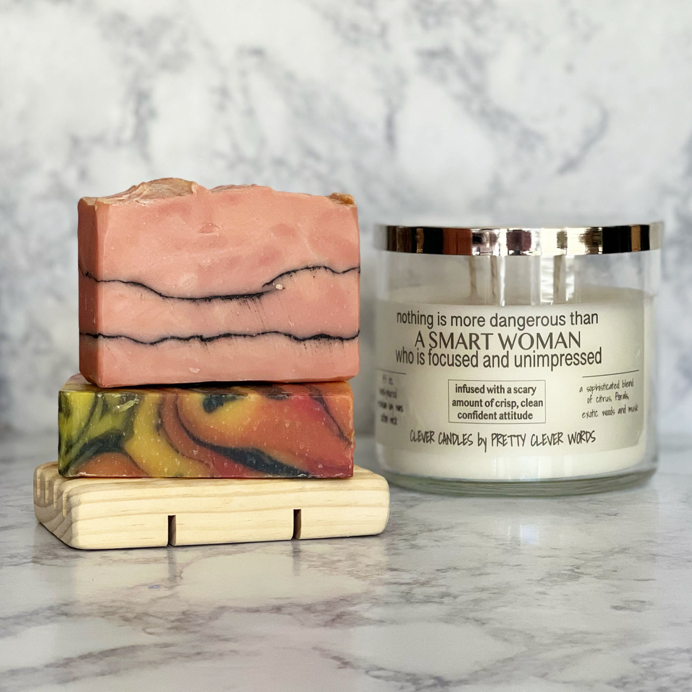 clever+clean rose clay bar soap - we all know I'm hilarious