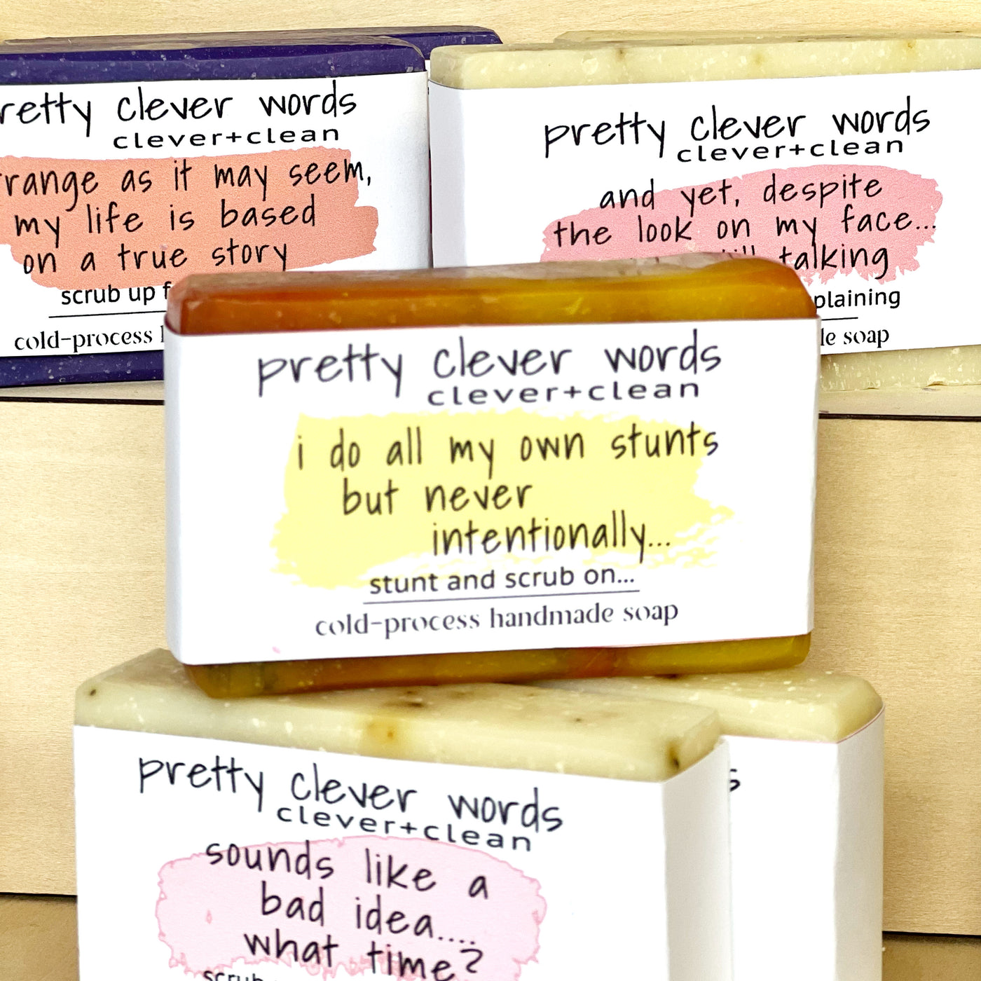 clever+clean gobi gold soap - i do all my own unintentional stunts