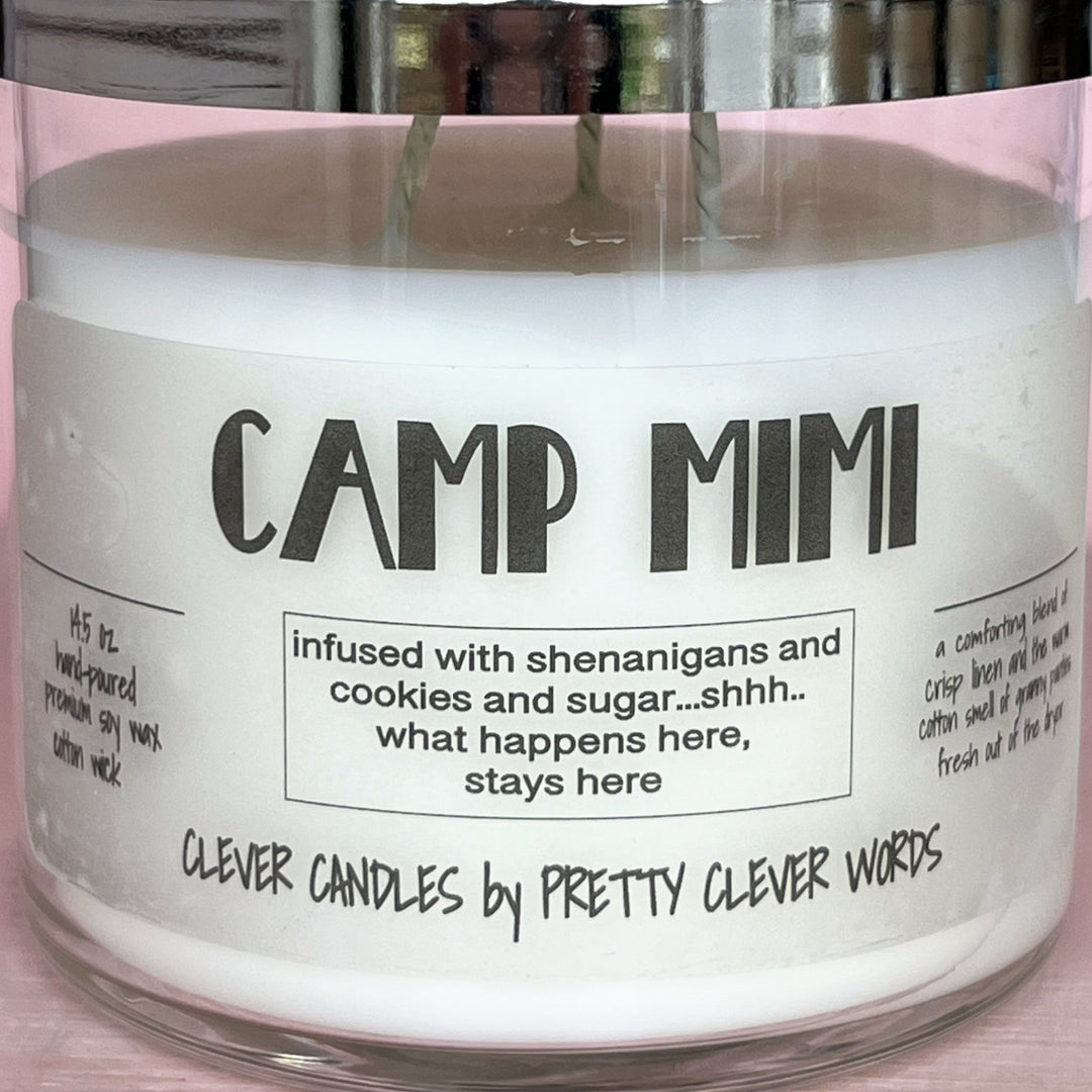 Camp Mimi -  warm cotton candle