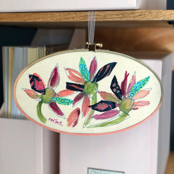 reflections - hoop art