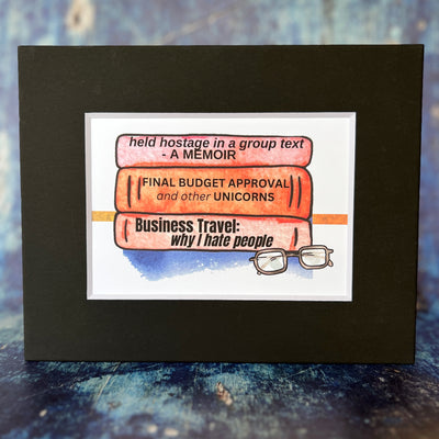 true life bookshelf print 4  - business books