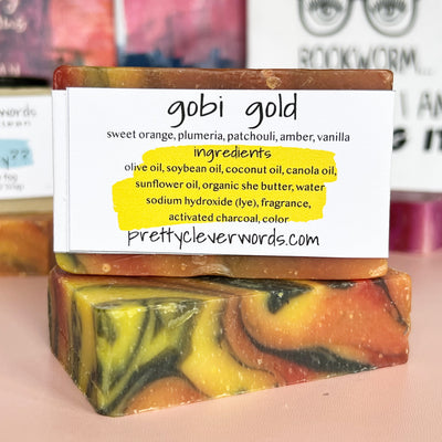clever+clean gobi gold soap - if it takes a village to raise a child, is there a number to call?