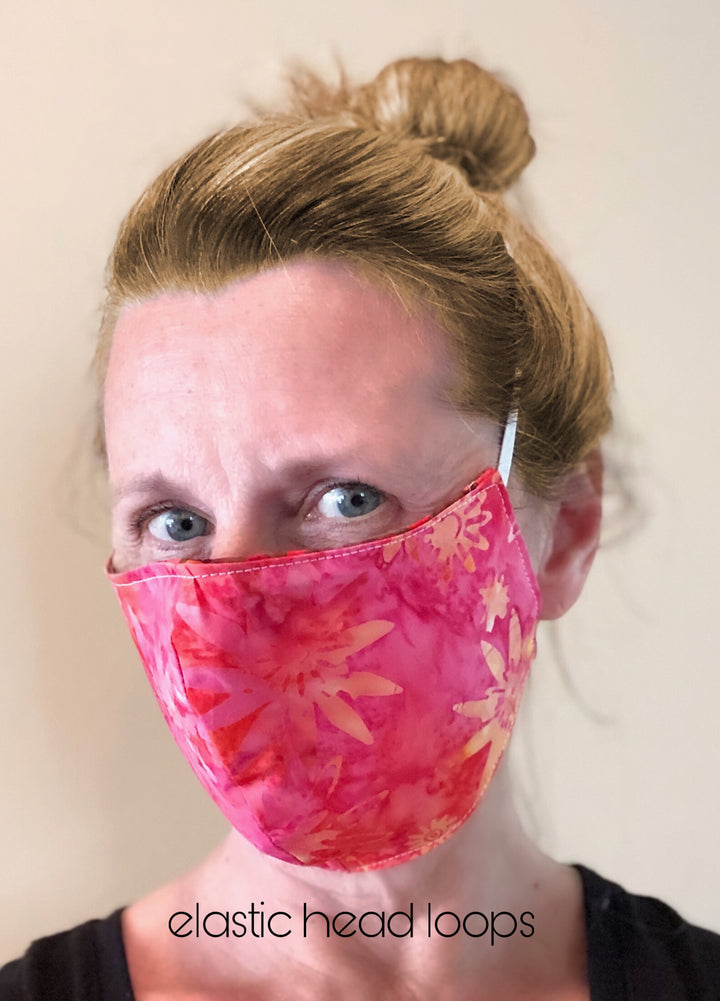 Cotton Face Mask with Filter Pocket - CUSTOM LOGO