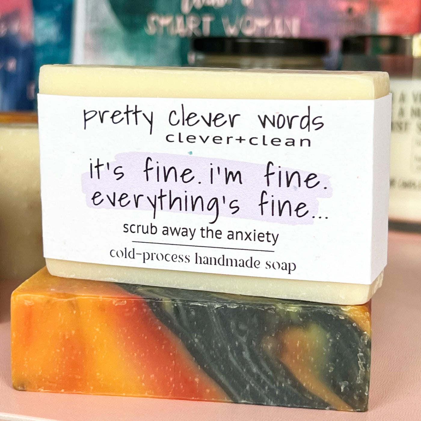 clever+clean white tea ginger bar soap - it's fine. I'm fine. everything's fine