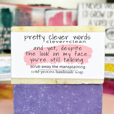 clever+clean grapefruit tea tree bar soap - yet, you're still talking
