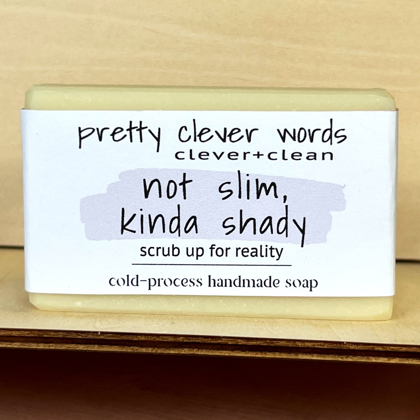 clever+clean white tea ginger bar soap - not slim, kinda shady
