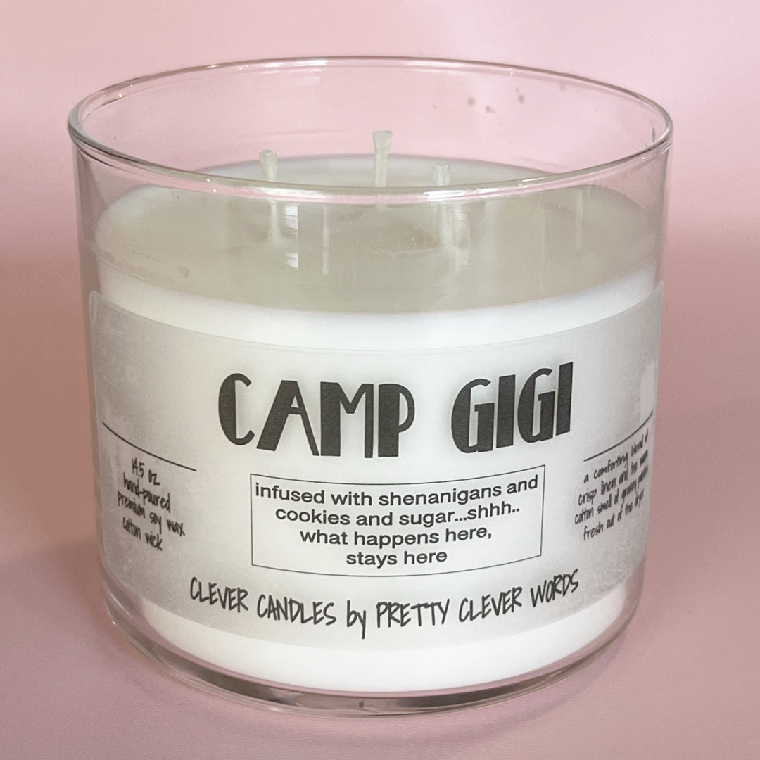 Camp Gigi - warm cotton candle