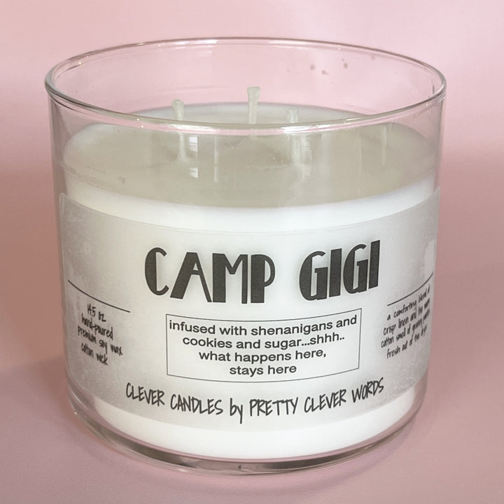 Camp Gigi - warm cotton candle