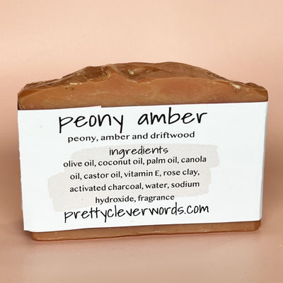 clever+clean rose clay bar soap - i exist entirely on sarcasm and caffeine
