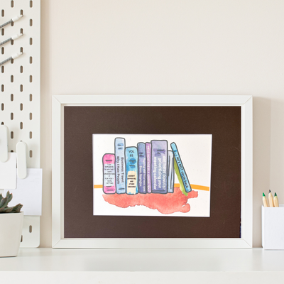 true life bookshelf print 3  - business books