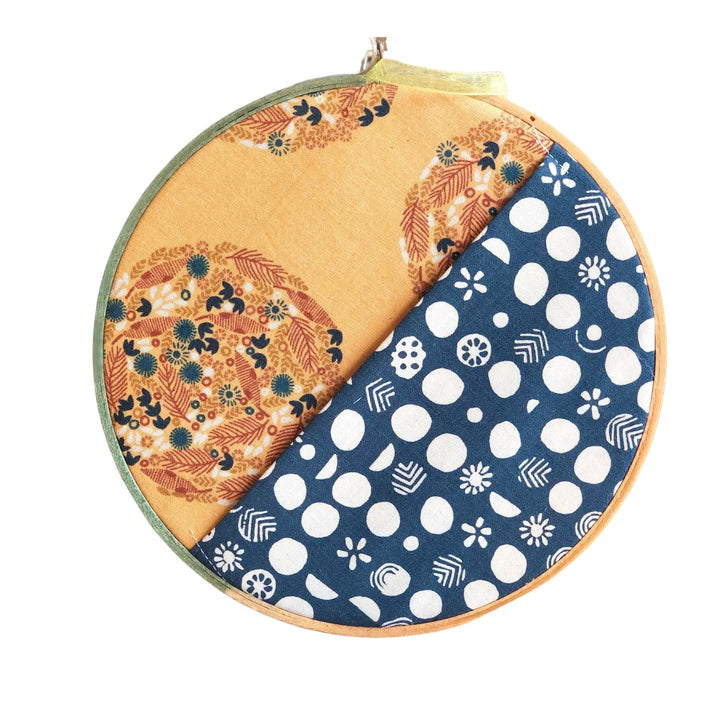 sun and moon - pocket hoop art