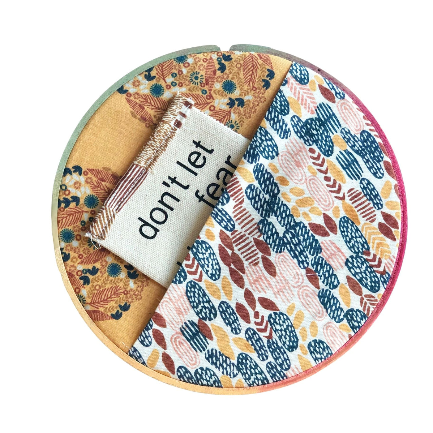 pinks pocket hoop art