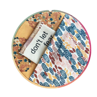 pinks pocket hoop art
