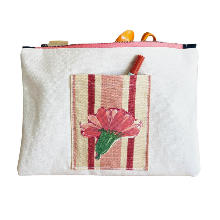 pocket love - canvas zip bag