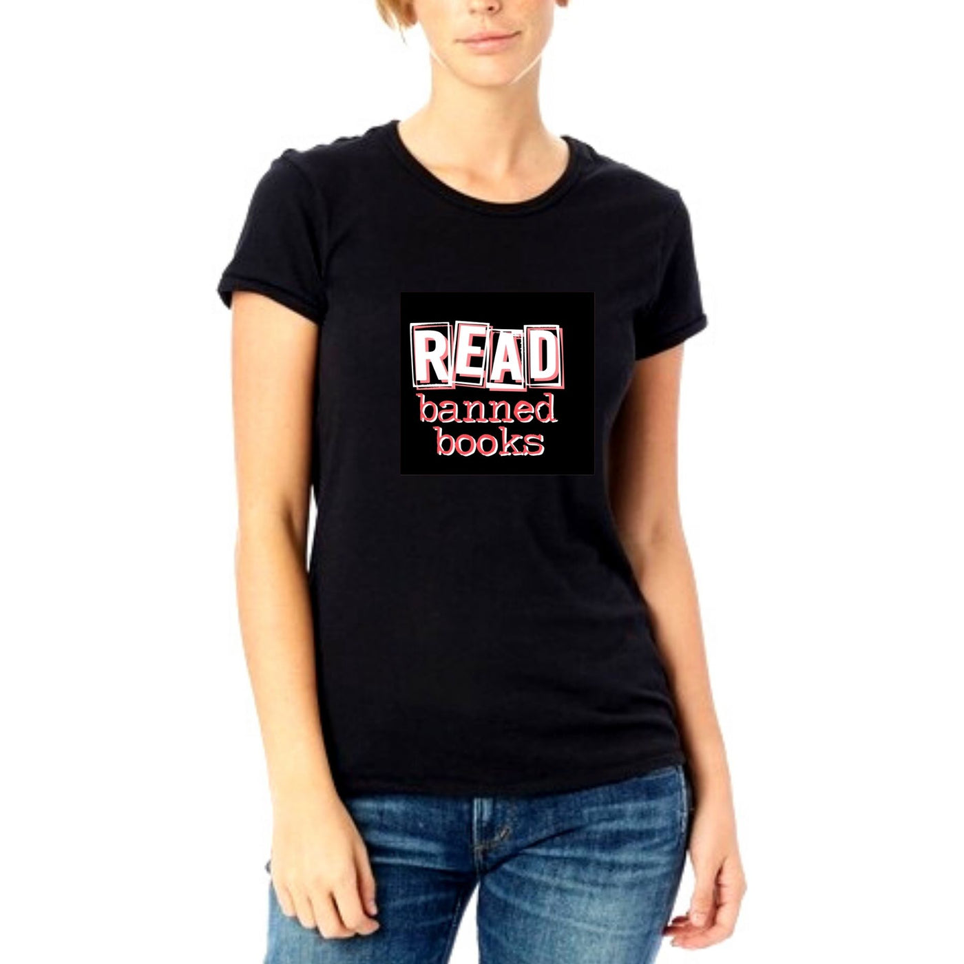 read banned books - women men unisex tee shirt
