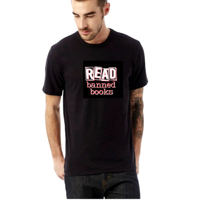 read banned books - women men unisex tee shirt