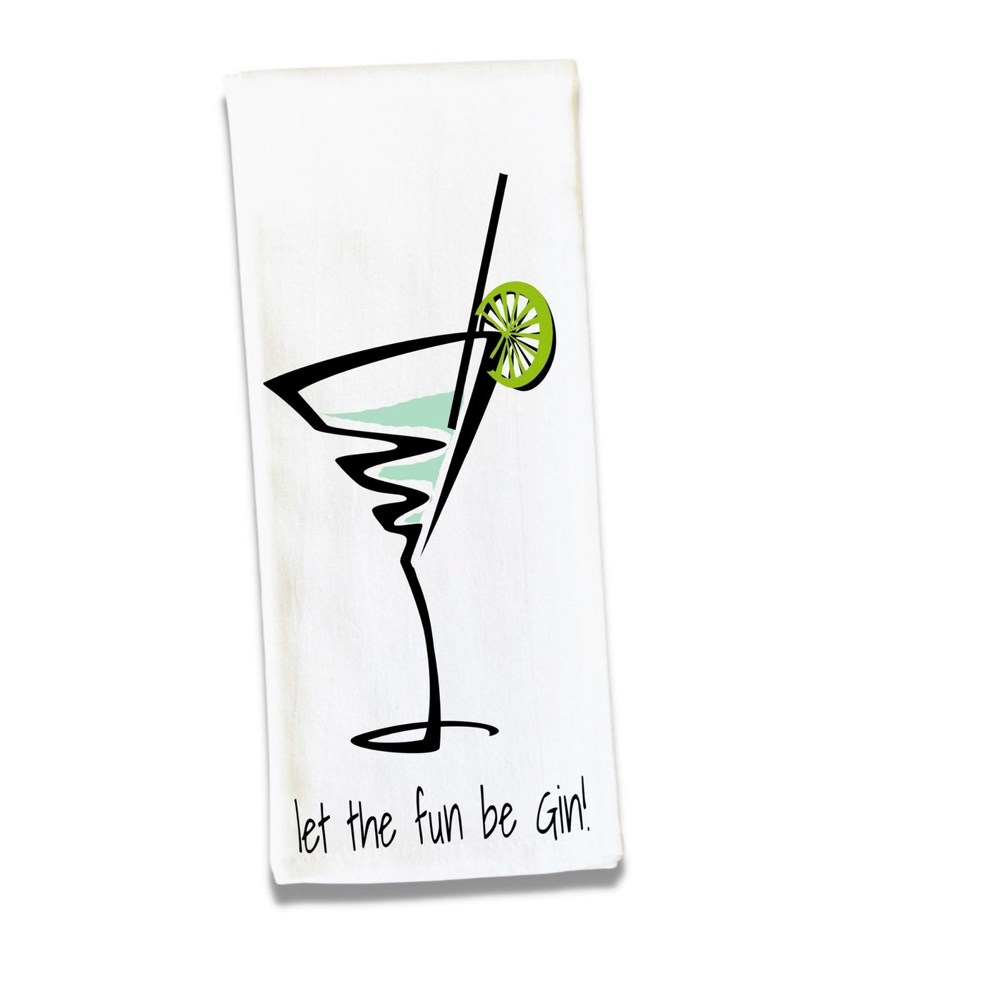 let the fun beGin - cocktails and quotes bar towel LG