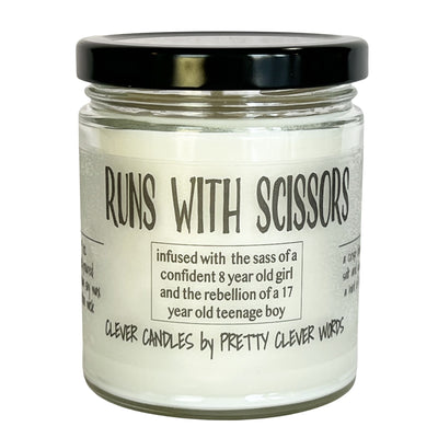 runs with scissors - salt life candle