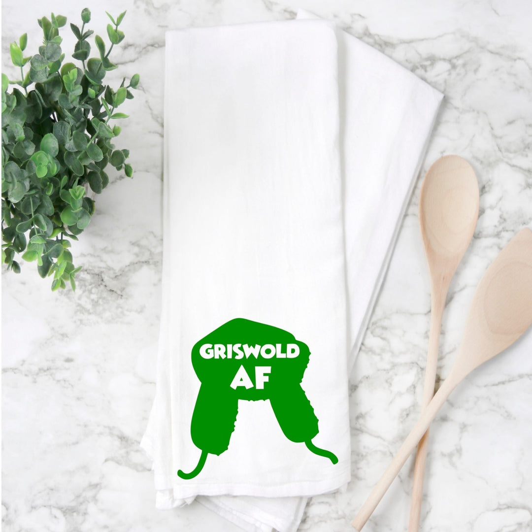 griswold af - humorous holiday kitchen bar towel