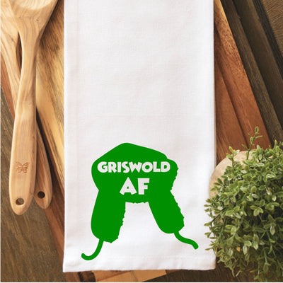griswold af - humorous holiday kitchen bar towel