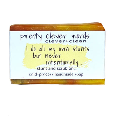 clever+clean gobi gold soap - i do all my own unintentional stunts