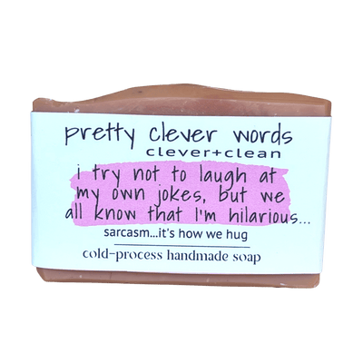 clever+clean rose clay bar soap - we all know I'm hilarious