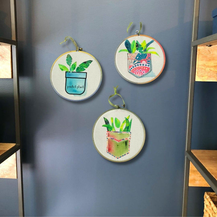 plant pockets - hoop art