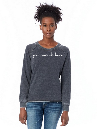 a custom sweatshirt - Women's Styles