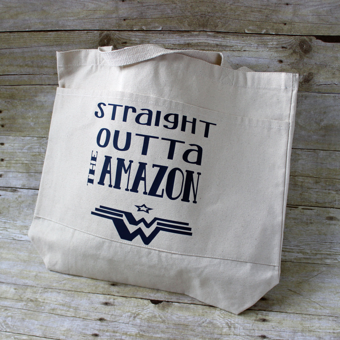 straight outta the amazon - tote bag - Pretty Clever Words