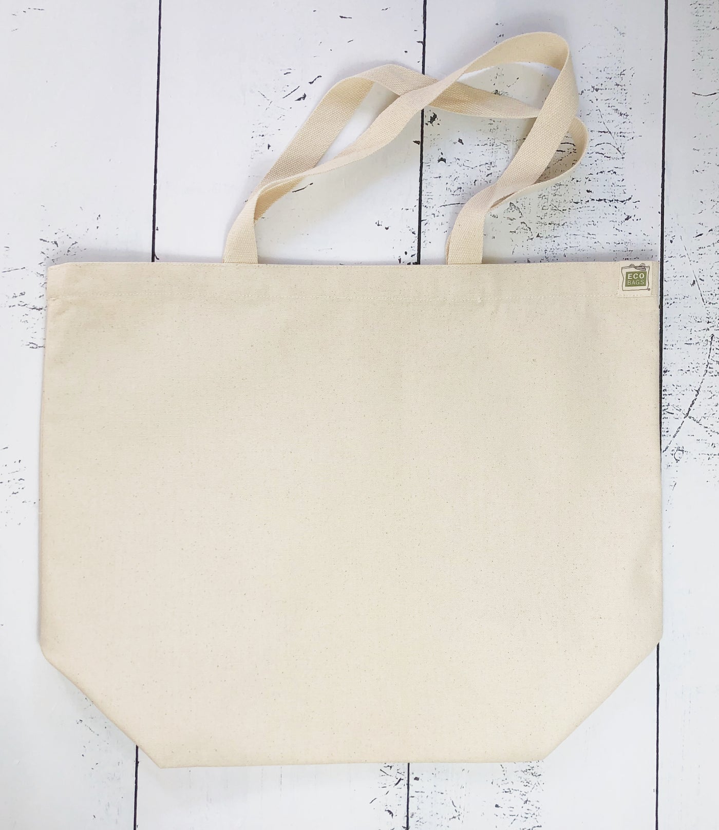 canvas tote bag with handles - Pretty Clever Words