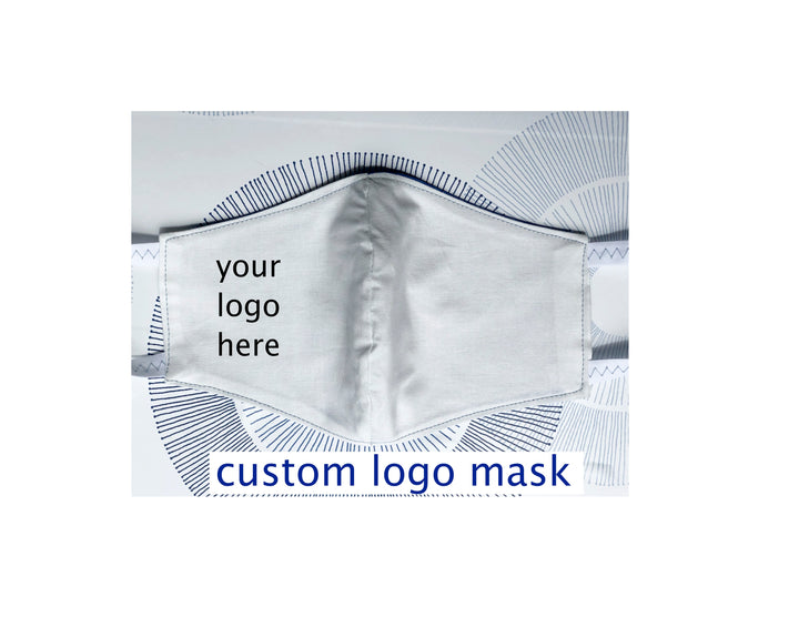 Cotton Face Mask with Filter Pocket - CUSTOM LOGO