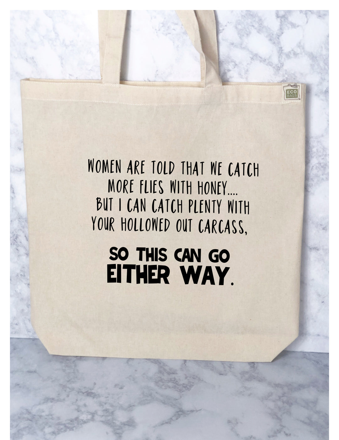 either way - tote bag