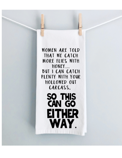this can go either way - humorous bar, tea and kitchen towel LG