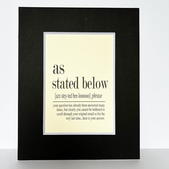 word art prints for the office - small