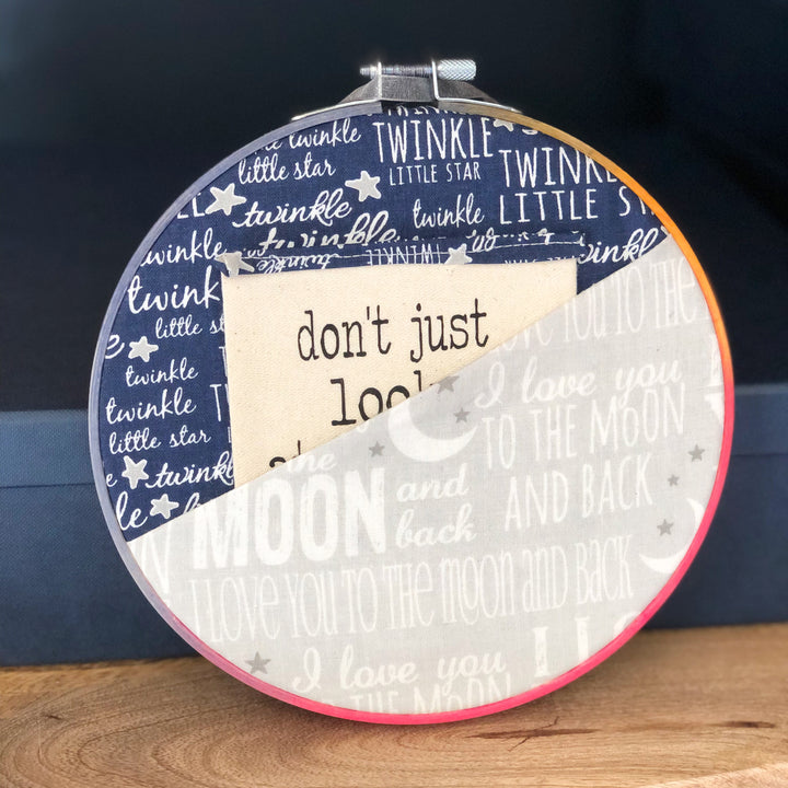 stars in my pocket hoop art