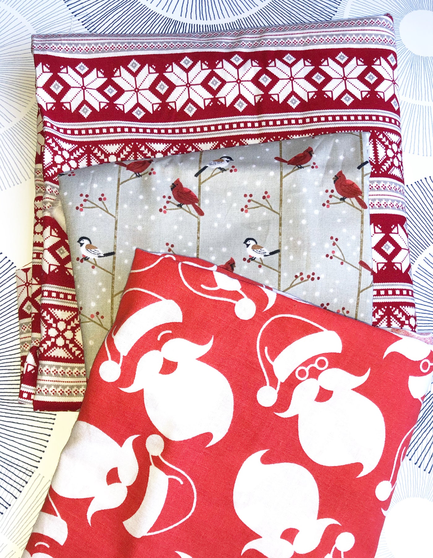 Cotton Face Mask - HOLIDAY FABRIC
