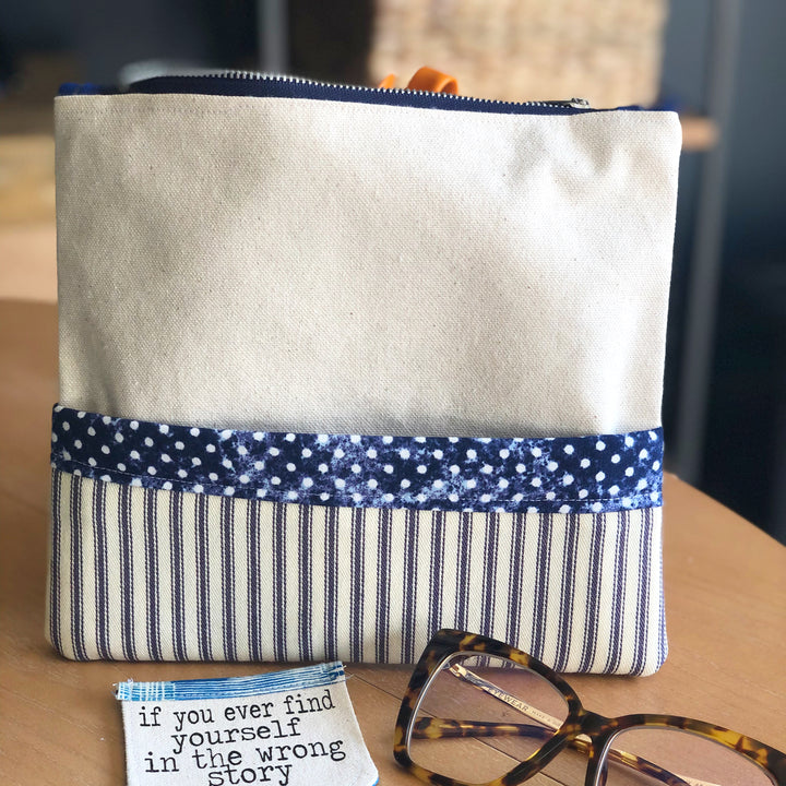 pocket fun - canvas zip bag