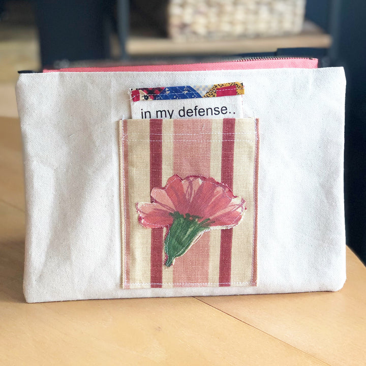 pocket love - canvas zip bag