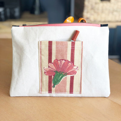 pocket love - canvas zip bag