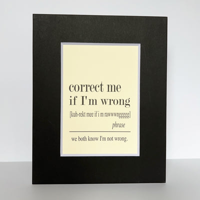 word art prints for the office - small