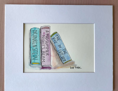 true life bar books vol. 3  - watercolor print