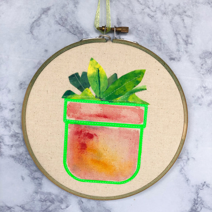 plant pockets - hoop art