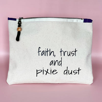 mini canvas makeup medication money zip bag group 3