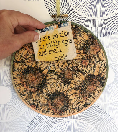 sunny - pocket hoop art